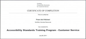 Accessibility Standards Training Program